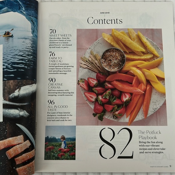 June 2019 Issue Martha Stewart Living - Sweet Summer - Picture 2 of 15